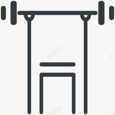 健身椅健身酷标图标图标