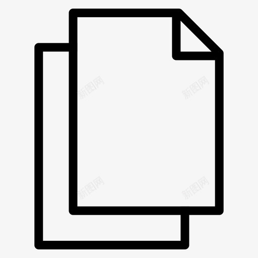 复制品遮蔽物纸张图标svg_新图网 https://ixintu.com 分析 复制品 平滑线文件夹 放大镜 整体 文件 文本 纸张 透镜 遮蔽物