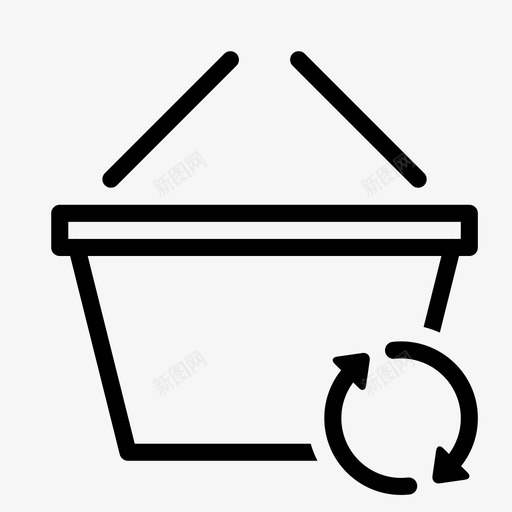 购物篮同步存储图标svg_新图网 https://ixintu.com 信息 同步 存储 平滑购物 视觉 购买 购物篮 镜头 预测