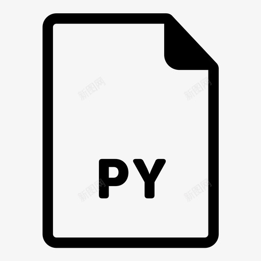 py文件纸张注释图标svg_新图网 https://ixintu.com 200文件扩展名 py文件 扩展名 折叠 数据 格式 注释 纸张 表 角形