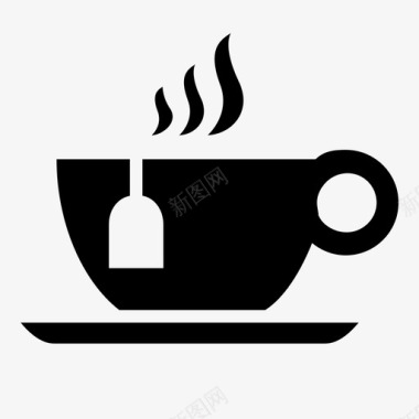 茶杯茶饮料图标图标