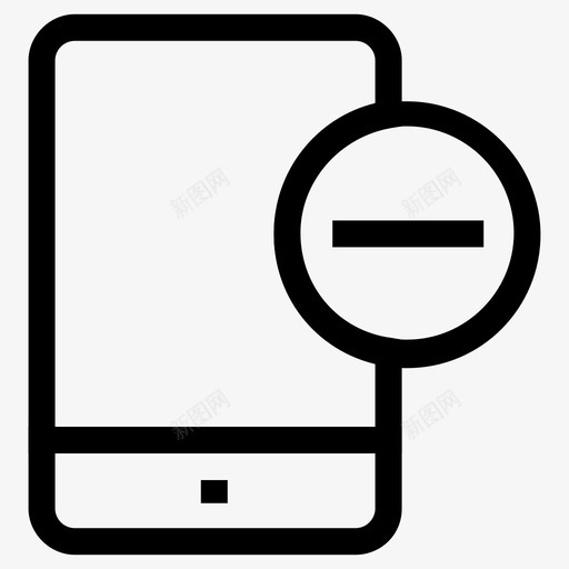 删除手机不需要的不必要的图标svg_新图网 https://ixintu.com iphone ui图标 不必要的 不需要的 删除 删除手机 删除智能手机 手机 扔 无用