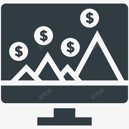 在线现金搜索引擎优化和网络营销酷标图标svg_新图网 https://ixintu.com 在线现金 搜索引擎优化和网络营销酷矢量图标