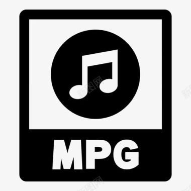 mpg文件视频声音图标图标