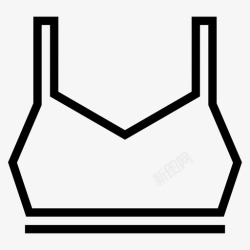 弹性低腰内衣采购产品运动胸罩运动胸罩妇女图标高清图片
