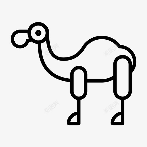骆驼驼峰估计图标svg_新图网 https://ixintu.com 估计 动物 单峰骆驼 危险 品牌 增强 沙漠 针尖 驼峰 骆驼