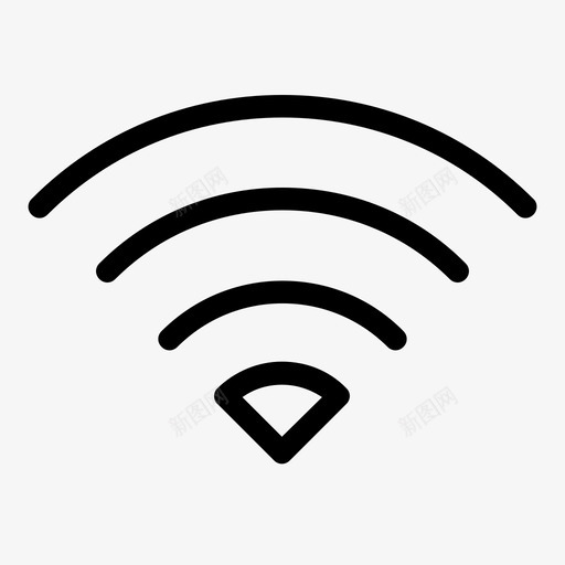 wifi酒吧互联网图标svg_新图网 https://ixintu.com wifi 互联网 信号 强度 无线 网络 酒吧