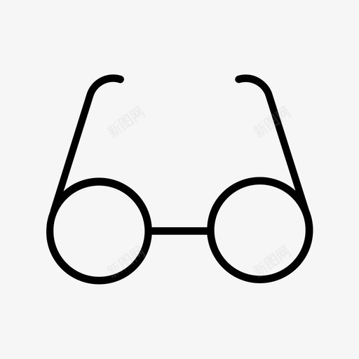 眼镜遮光罩阅读眼镜图标svg_新图网 https://ixintu.com 信息 放大镜 智能 波段 眼镜 轮廓薄简单 遮光罩 阅读眼镜 预测