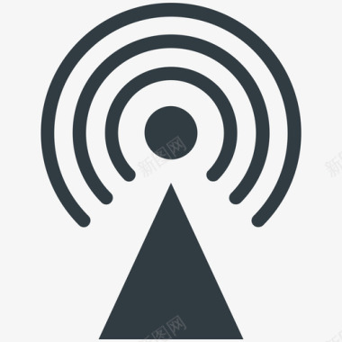 wifi塔通讯酷标图标图标