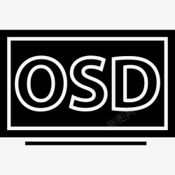 安全监控图标OSD视频监控安全监控完毕图标高清图片