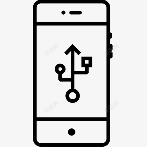 数据电缆补充存储图标svg_新图网 https://ixintu.com usb端口 发电 存储 数据电缆 清洁 滴 电子公报 移动 移动和服务第一卷 补充 闪存 驱动器