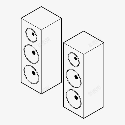 扬声器音响三星图标svg_新图网 https://ixintu.com bose rca 三星 先锋 扬声器 汽车 音乐 音响 音响系统