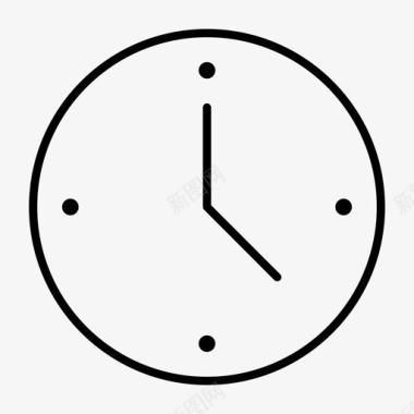 时钟边界圆形图标图标