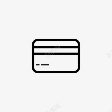 信用卡采购塑料图标图标