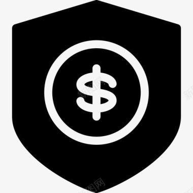 金融安全安全保护图标图标