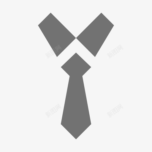 领带金融材料标图标svg_新图网 https://ixintu.com 金融材料设计图标 领带