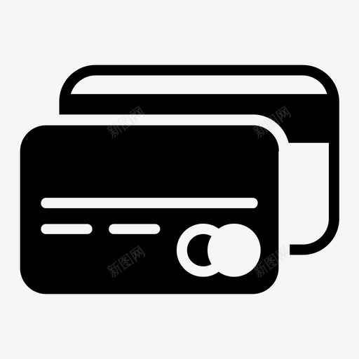 信用卡滑动条购买图标svg_新图网 https://ixintu.com 信用卡 借记 塑料 快速支付 支付 滑动条 账户 购买