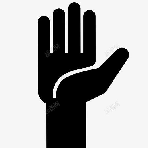 五手掌数字图标svg_新图网 https://ixintu.com 五 手 手势 手指 手掌 收费 数字 计数