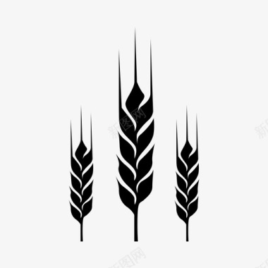 小麦玉米食物图标图标