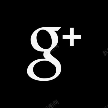 GooglePlusSquare徽标基本配置图标图标