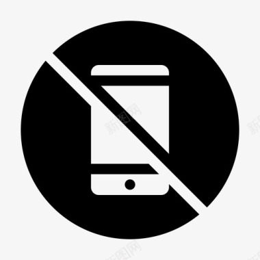 禁止电话禁止使用电话安全区域图标图标