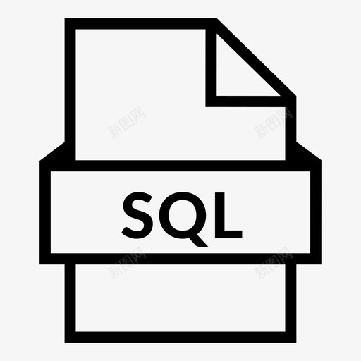 sql文件管理labrotory图标svg_新图网 https://ixintu.com access labrotory sql文件 估算 增强 技术 数据 文件格式 文件格式概述 文档 管理