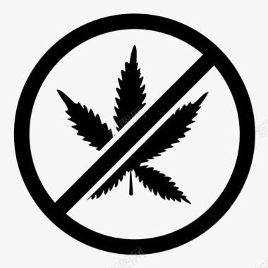 无毒品非法无烟图标图标