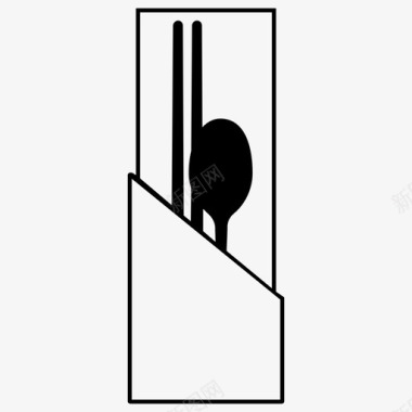 采购产品餐具剁棍筷子图标图标