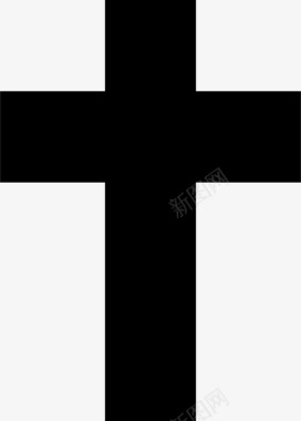十字架象征宗教图标图标
