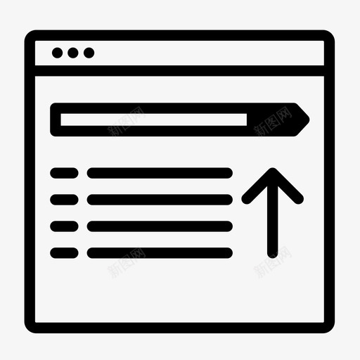 浏览器搜索引擎搜索栏图标svg_新图网 https://ixintu.com 互联网 定义 徽标 搜索引擎 搜索栏 标题 浏览器 界面 绕道