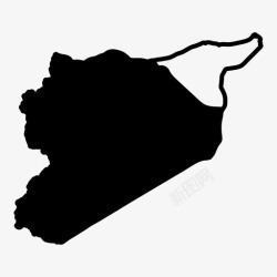 无形状阿尔哈萨卡阴谋叙利亚图标高清图片