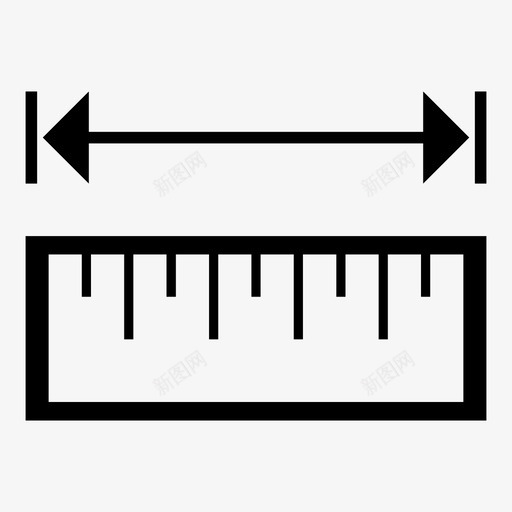 测量尺寸米图标svg_新图网 https://ixintu.com 厘米 宽度 尺寸 数量 测量 米 英寸 长度 高度