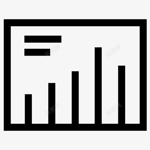 条形图统计数据点图标svg_新图网 https://ixintu.com ui线图标 可视化 条形图 点 绘图 统计数据 财务图 金额
