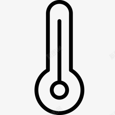 温度计温度针点图标图标