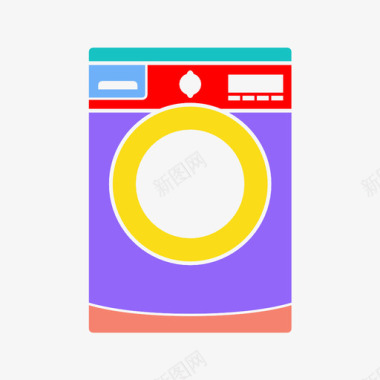 洗衣机书手机图标图标