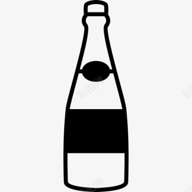 酒瓶食物饮料套装图标图标
