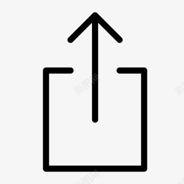导出向上发送图标图标