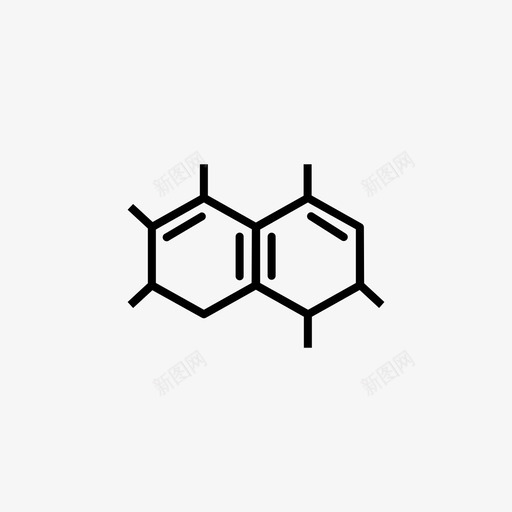 六边形原子化学图标svg_新图网 https://ixintu.com 六边形 分子 化学 原子 科学和研究 结构 聚合物 连接