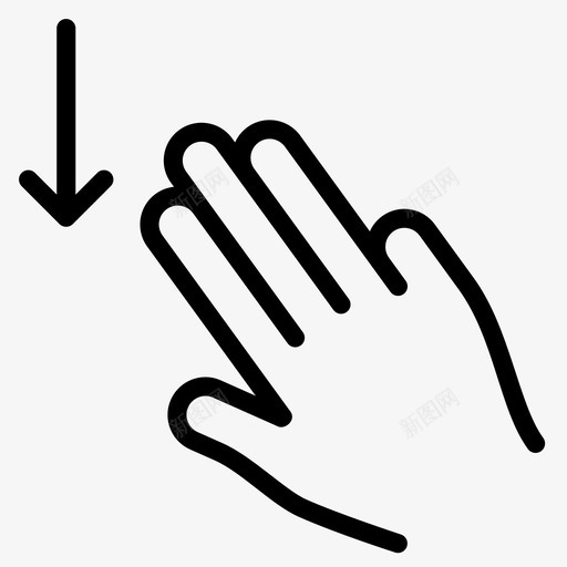 三个手指向下滑动向下滑动遮挡图标svg_新图网 https://ixintu.com 三个手指向下滑动 免提 分析 危险 向下滑动 平滑手势 手势 研究 触摸 遮挡