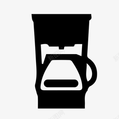 咖啡机kuerig机壶图标图标