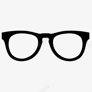 眼镜矫正眼镜时尚图标图标