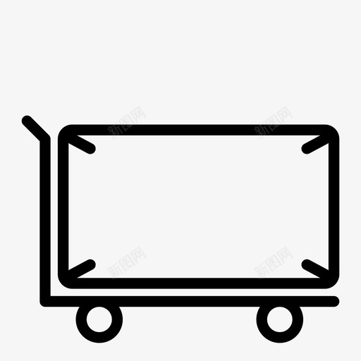 手推车旅行运输图标svg_新图网 https://ixintu.com 包装 工厂 手推车 旅行 物流 箱子 货物 轮子 运输
