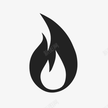 火燃烧野营图标图标