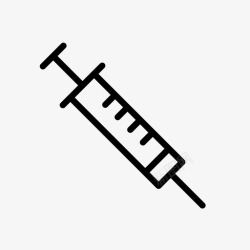 哭泣的医生注射器疫苗注射图标高清图片