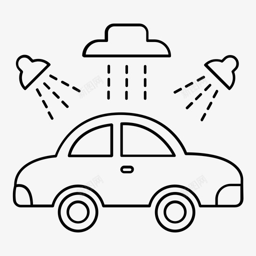 洗车汽车肥皂水图标svg_新图网 https://ixintu.com 水 汽车 洗车 清洁剂 肥皂 肥皂水 道路和导航概述