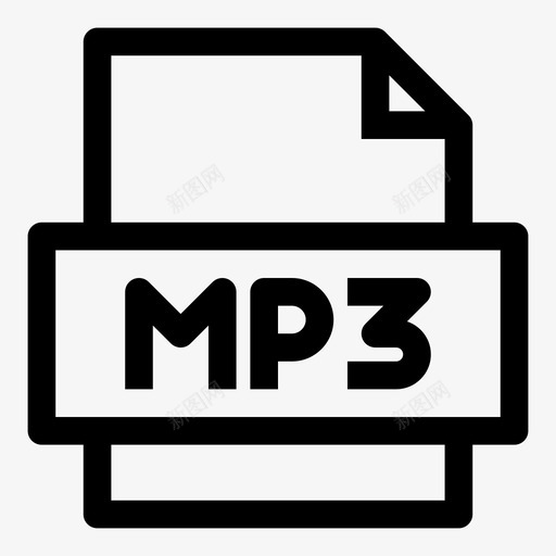 mp3文件技术免提图标svg_新图网 https://ixintu.com mp3文件 mp3音频文件 估算 免提 技术 文件扩展名 波段 电子商务 音频文件