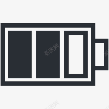 电池状态用户界面和网络图标图标