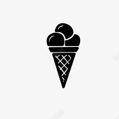 冰淇淋甜的罪图标图标