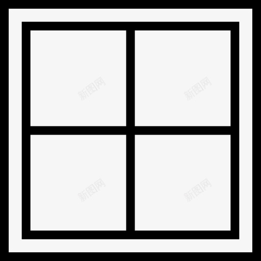 4向上工具符号图标svg_新图网 https://ixintu.com 4向上 smashicons设计轮廓 工具 形状 拼贴 框 框架 窗口 符号 设计 边框
