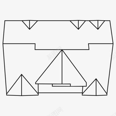鸟瞰房子俯视图屋顶图标图标